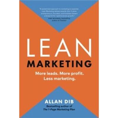Page Two Books Inc. Lean Marketing by Allan Dib - Publicité Page Two Books Inc. Lean Marketing by Allan Dib - Publicité