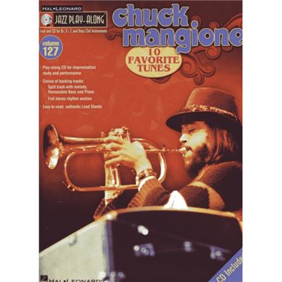 Hal Leonard Chuck Mangione Jazz PlayAlong Volume 127 by By composer Chuck Mangione & Contributions by Mark Taylor & Contributions by Jim Roberts - Publicité Hal Leonard Chuck Mangione Jazz PlayAlong Volume 127 by By composer Chuck Mangione & Contributions by Mark Taylor & Contributions by Jim Roberts - Publicité