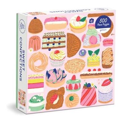 Sweet Confections 500 Piece Puzzle by Galison - Publicité Sweet Confections 500 Piece Puzzle by Galison - Publicité