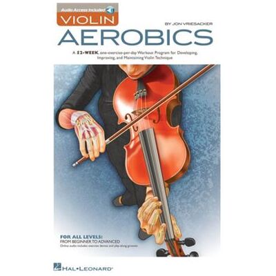 Hal Leonard Violin Aerobics by Jon Vriesacker - Publicité Hal Leonard Violin Aerobics by Jon Vriesacker - Publicité