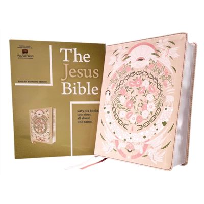 Zondervan The Jesus Bible Artist Edition ESV Leathersoft Peach Floral - Publicité Zondervan The Jesus Bible Artist Edition ESV Leathersoft Peach Floral - Publicité
