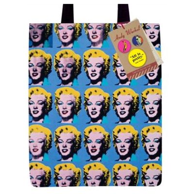 Galison Andy Warhol Marilyn Monroe Tote Bag - Publicité Galison Andy Warhol Marilyn Monroe Tote Bag - Publicité