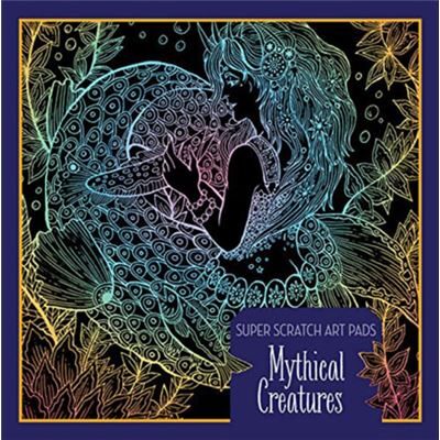 Inconnu Super Scratch Art Pads Mythical Creatures - Publicité Inconnu Super Scratch Art Pads Mythical Creatures - Publicité