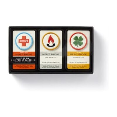 Merit Badges For Life Set by Galison - Publicité Merit Badges For Life Set by Galison - Publicité