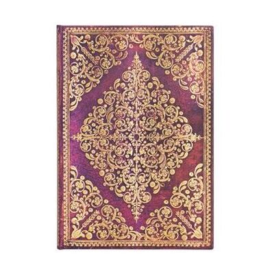 Viola Diamond Rosette Midi Unlined Hardcover Journal by Paperblanks - Publicité Viola Diamond Rosette Midi Unlined Hardcover Journal by Paperblanks - Publicité