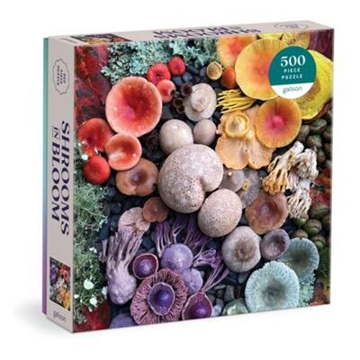 Shrooms in Bloom 500 Piece Puzzle by Galison - Publicité Shrooms in Bloom 500 Piece Puzzle by Galison - Publicité