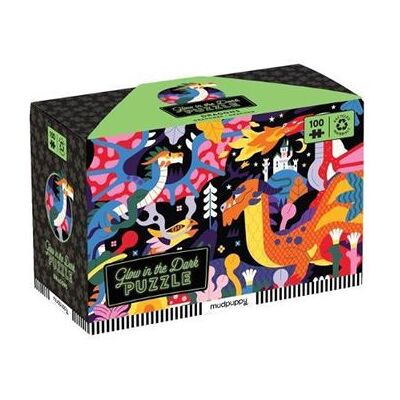 Galison Dragons 100 Piece Glow in the Dark Puzzle by Mudpuppy - Publicité Galison Dragons 100 Piece Glow in the Dark Puzzle by Mudpuppy - Publicité
