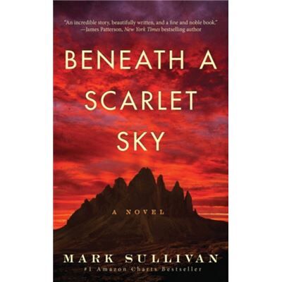 Inconnu Beneath a Scarlet Sky by Mark Sullivan - Publicité Inconnu Beneath a Scarlet Sky by Mark Sullivan - Publicité