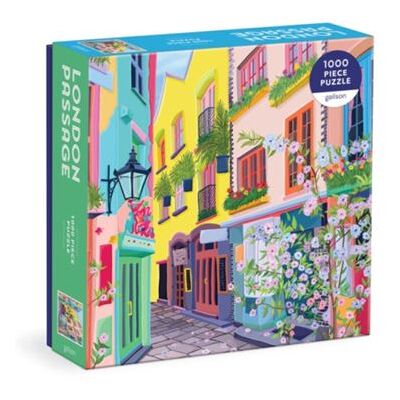 London Passage 1000 Piece Puzzle in Square Box by Galison - Publicité London Passage 1000 Piece Puzzle in Square Box by Galison - Publicité