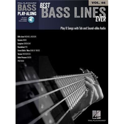 Best Bass Lines Ever by Hal Leonard Publishing Corporation - Publicité Best Bass Lines Ever by Hal Leonard Publishing Corporation - Publicité