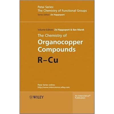 John Wiley & Sons Inc The Chemistry of Organocopper Compounds by Z Rappoport Hardcover Book - Publicité John Wiley & Sons Inc The Chemistry of Organocopper Compounds by Z Rappoport Hardcover Book - Publicité