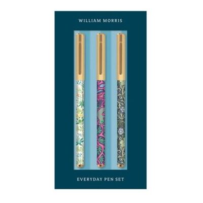 William Morris Everyday Pen Set by Galison - Publicité William Morris Everyday Pen Set by Galison - Publicité