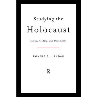Routledge Studying the Holocaust by Ronnie Landau - Publicité Routledge Studying the Holocaust by Ronnie Landau - Publicité