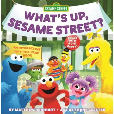 Abrams Whats Up Sesame Street A Pop Magic Book by Matthew Reinhart - Publicité Abrams Whats Up Sesame Street A Pop Magic Book by Matthew Reinhart - Publicité