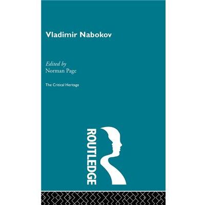 Vladimir Nabokov by Norman Page Hardcover Book - Publicité Vladimir Nabokov by Norman Page Hardcover Book - Publicité