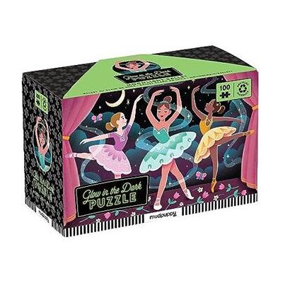 Galison Moonlight Ballet 100 Piece Glow in the Dark Puzzle by Mudpuppy - Publicité Galison Moonlight Ballet 100 Piece Glow in the Dark Puzzle by Mudpuppy - Publicité