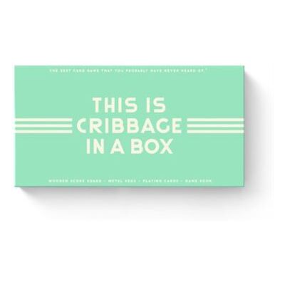 Cribbage In A Box Cribbage Game Set by Galison - Publicité Cribbage In A Box Cribbage Game Set by Galison - Publicité