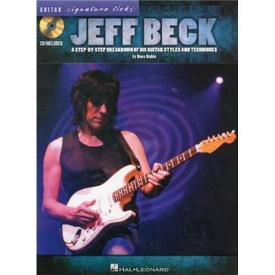 Hal Leonard Jeff Beck by Dave Rubin - Publicité Hal Leonard Jeff Beck by Dave Rubin - Publicité