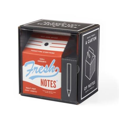 Galison Fresh Ideas Milk Carton Note Set by Brass Monkey - Publicité Galison Fresh Ideas Milk Carton Note Set by Brass Monkey - Publicité