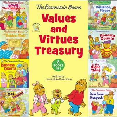 Zondervan The Berenstain Bears Values and Virtues Treasury by Mike Berenstain - Publicité Zondervan The Berenstain Bears Values and Virtues Treasury by Mike Berenstain - Publicité