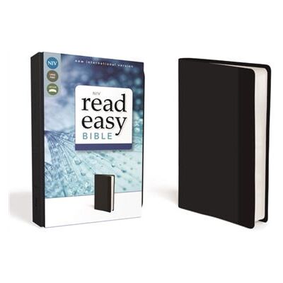NIV ReadEasy Bible Large Print Leathersoft Black Red Letter by Zondervan - Publicité NIV ReadEasy Bible Large Print Leathersoft Black Red Letter by Zondervan - Publicité