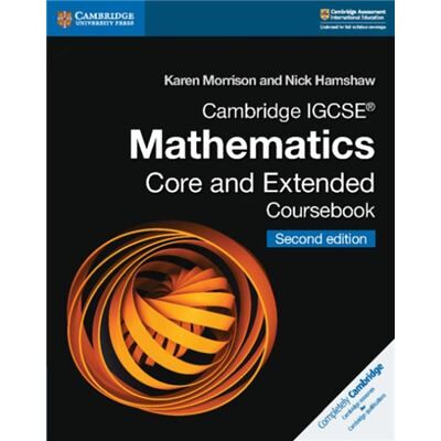 Cambridge IGCSE Mathematics Core and Extended Coursebook by Nick Hamshaw - Publicité Cambridge IGCSE Mathematics Core and Extended Coursebook by Nick Hamshaw - Publicité