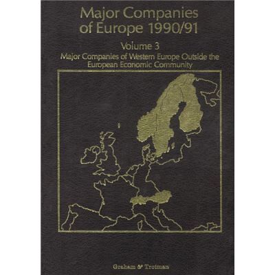 Major Companies of Europe 199091 Volume 3 - C P Wilson - Springer - Livre en Anglais - Paperback - Publicité Major Companies of Europe 199091 Volume 3 - C P Wilson - Springer - Livre en Anglais - Paperback - Publicité