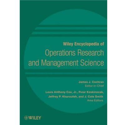 John Wiley & Sons Inc Wiley Encyclopedia of Operations Research and Management Science 8 Volume Set by JJ Cochran Hardcover Book - Publicité John Wiley & Sons Inc Wiley Encyclopedia of Operations Research and Management Science 8 Volume Set by JJ Cochran Hardcover Book - Publicité