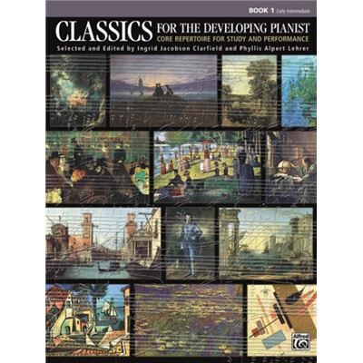 Alfred Publishing Co Inc. U.S. Classics for the Developing Pianist Book 1 Core Repertoire for Study and Performance by Edited by Ingrid Jacobson Clarfield & Edited by Phyllis Alpert Le - Publicité Alfred Publishing Co Inc. U.S. Classics for the Developing Pianist Book 1 Core Repertoire for Study and Performance by Edited by Ingrid Jacobson Clarfield & Edited by Phyllis Alpert Le - Publicité