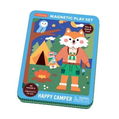 Galison Happy Camper Magnetic Play Set by Mudpuppy - Publicité Galison Happy Camper Magnetic Play Set by Mudpuppy - Publicité