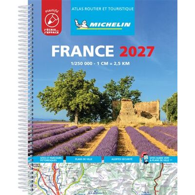 Atlas France 2027 Plastifié - Collectif - Michelin - broché - Atlas / carte - Publicité Atlas France 2027 Plastifié - Collectif - Michelin - broché - Atlas / carte - Publicité