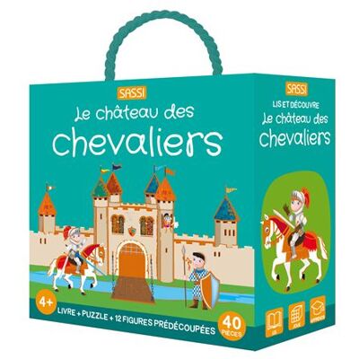 Q-BOX. Le château des chevaliers - + puzzle 40 pieces - Matteo Gaule - Sassi - Jeux livres objets - Publicité Q-BOX. Le château des chevaliers - + puzzle 40 pieces - Matteo Gaule - Sassi - Jeux livres objets - Publicité