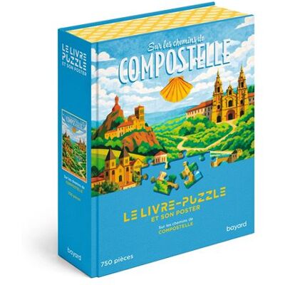 Livre-puzzle Les chemins de Compostelle - Collectif - Bayard - Boîte ou accessoire - Jeux livres objets - Publicité Livre-puzzle Les chemins de Compostelle - Collectif - Bayard - Boîte ou accessoire - Jeux livres objets - Publicité