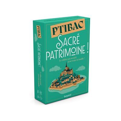 Jeu Ptibac Sacré Patrimoine Le célèbre jeu revisité pour toute la famille - POB - Bayard - Boîte ou accessoire - Jeux livres objets - Publicité Jeu Ptibac Sacré Patrimoine Le célèbre jeu revisité pour toute la famille - POB - Bayard - Boîte ou accessoire - Jeux livres objets - Publicité