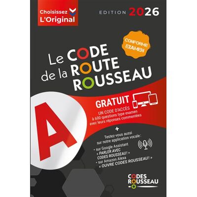 Code de la route rousseau b 2026 - Collectif - Codes Rousseau - broché - Guide - Publicité Code de la route rousseau b 2026 - Collectif - Codes Rousseau - broché - Guide - Publicité