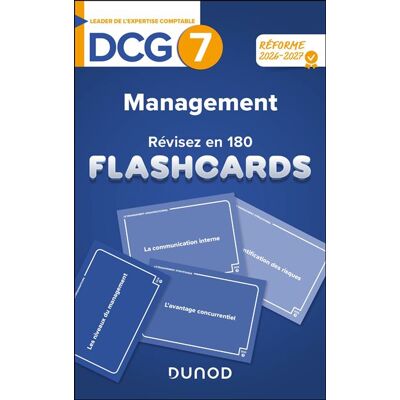 DCG 7 - Management - révisez en 180 flashcards ! 2nde édition - Pierre Baillieul - Dunod - broché - Scolaire / Universitaire - Publicité DCG 7 - Management - révisez en 180 flashcards ! 2nde édition - Pierre Baillieul - Dunod - broché - Scolaire / Universitaire - Publicité