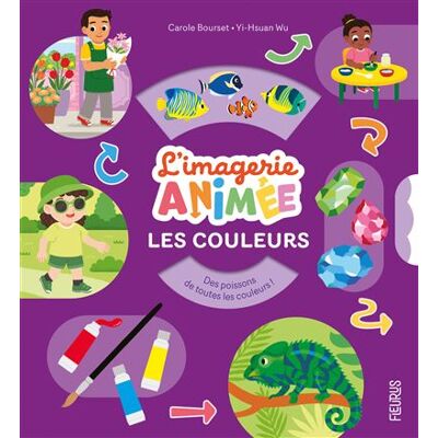 Les couleurs - Carole Bourset - Fleurus - cartonné - Document jeunesse - Publicité Les couleurs - Carole Bourset - Fleurus - cartonné - Document jeunesse - Publicité