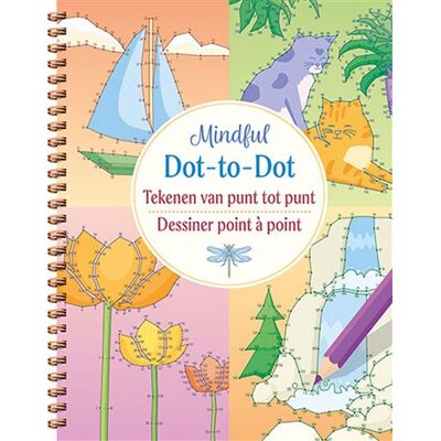 Dot-to-dot Mindful - Dessiner point à point - Petra Theissen - Chantecler - broché - Livre-jeu - Publicité Dot-to-dot Mindful - Dessiner point à point - Petra Theissen - Chantecler - broché - Livre-jeu - Publicité