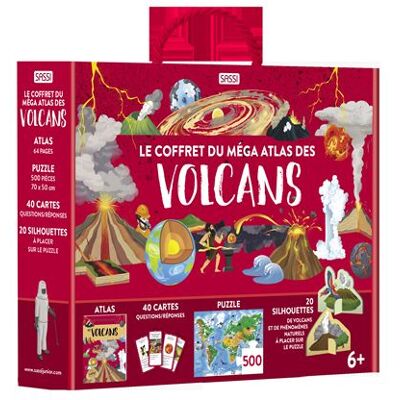 Le coffret du méga atlas des volcans - N.E. 2024 300 pieces - Valentina Bonaguro - Sassi - Coffret - Jeux livres objets - Publicité Le coffret du méga atlas des volcans - N.E. 2024 300 pieces - Valentina Bonaguro - Sassi - Coffret - Jeux livres objets - Publicité