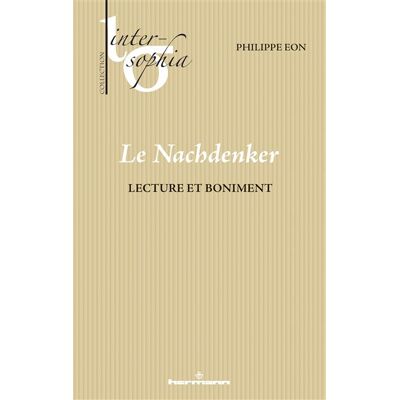 Le Nachdenker Lecture et boniment - Philippe Eon - Hermann - broché - Essai - Publicité Le Nachdenker Lecture et boniment - Philippe Eon - Hermann - broché - Essai - Publicité