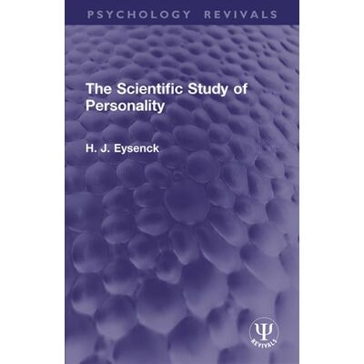 The Scientific Study of Personality - Eysenck, H. J. - Routledge - ebook (ePub) - Livre - Publicité The Scientific Study of Personality - Eysenck, H. J. - Routledge - ebook (ePub) - Livre - Publicité