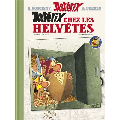 Astérix chez les Helvètes - Édition luxe - René Goscinny - Hachette Asterix - relié - Bande dessinée - Publicité Astérix chez les Helvètes - Édition luxe - René Goscinny - Hachette Asterix - relié - Bande dessinée - Publicité
