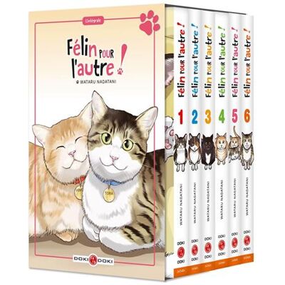 Félin pour l'autre ! - coffret vol. 01 à 06 - Wataru Nadatani - Bamboo Eds - Coffret - Manga - Publicité Félin pour l'autre ! - coffret vol. 01 à 06 - Wataru Nadatani - Bamboo Eds - Coffret - Manga - Publicité