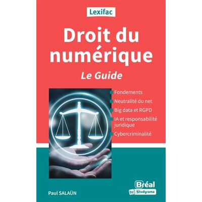 Droit du numérique Le guide - Paul Salaün - Bréal - broché - Guide - Publicité Droit du numérique Le guide - Paul Salaün - Bréal - broché - Guide - Publicité