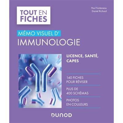 Mémo visuel d'immunologie - Paul Fonteneau - Dunod - broché - Scolaire / Universitaire - Publicité Mémo visuel d'immunologie - Paul Fonteneau - Dunod - broché - Scolaire / Universitaire - Publicité