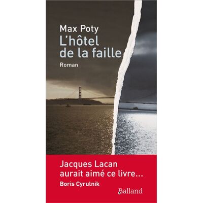 L'hôtel de la faille - Max Poty - Balland - broché - Roman - Publicité L'hôtel de la faille - Max Poty - Balland - broché - Roman - Publicité