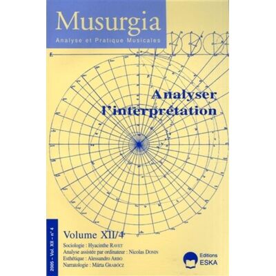 Musurgia vol.xii n 4 2005 Numéro spécial - EDITIONS ESKA - Eska - broché - Revue - Publicité Musurgia vol.xii n 4 2005 Numéro spécial - EDITIONS ESKA - Eska - broché - Revue - Publicité