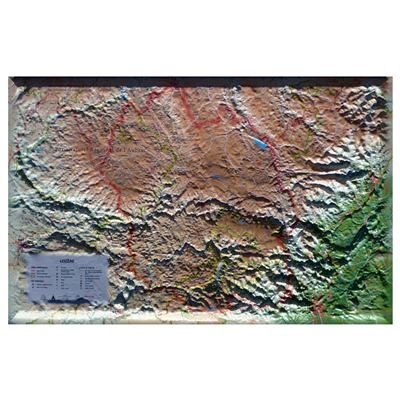 Carte en relief de la lozere Échelle planimétrique 1 : 260 000 , Échelle altimétrique 1 : 75 000 - 3DMAP - 3dmap - Coffret - Atlas / carte - Publicité Carte en relief de la lozere Échelle planimétrique 1 : 260 000 , Échelle altimétrique 1 : 75 000 - 3DMAP - 3dmap - Coffret - Atlas / carte - Publicité