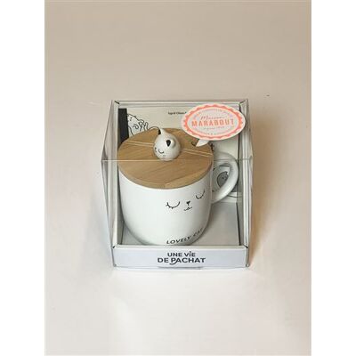 Mug vie de pachat + 1 mug + cuillere ceramique + couvercle - Collectif - Marabout - Coffret - Jeux livres objets - Publicité Mug vie de pachat + 1 mug + cuillere ceramique + couvercle - Collectif - Marabout - Coffret - Jeux livres objets - Publicité