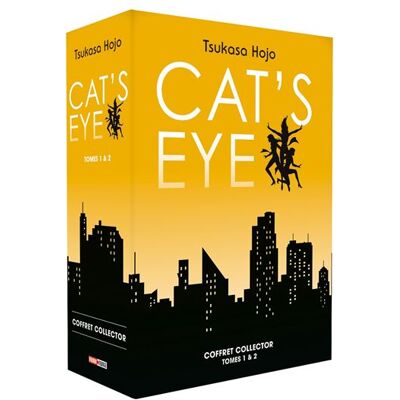 Coffret Cat's Eye Perfect Edition T01 & T02 - Tsukasa Hojo - Panini Manga - Coffret - Manga - Publicité Coffret Cat's Eye Perfect Edition T01 & T02 - Tsukasa Hojo - Panini Manga - Coffret - Manga - Publicité